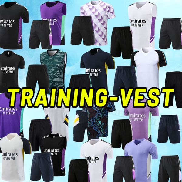

short sleeve vest polo benzema soccer tracksuits 23 24 football shirt vini jr camavinga tchouameni alaba hazard modric kroos real madrids 20, Black