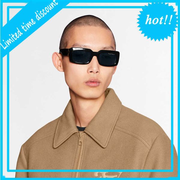 

designer brand vintage sunglasses 1360 new square modern fashionable small frame sunglass men's and women's personality trend, White;black
