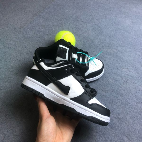 

2023 new kids sport shoes for boys sneakers girls sneakers lows panda white black grey fog triple pink children shoes boy running child shoe