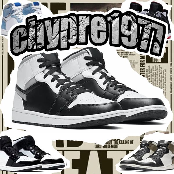 

basketball shoes next chapter 1s washed pink storm blue high og lucky green skyline lost and found white cement unc dhgates mens trainers sn, Black