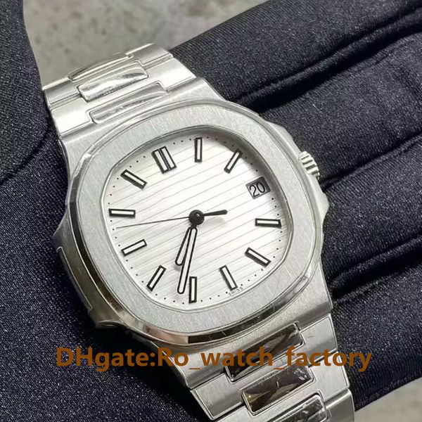

men watch 5711/1a nautilus dial 40mm caliber cal.324 movement mechanical automatic dorsal translucency stainless steel strap waterproof mens, Slivery;brown
