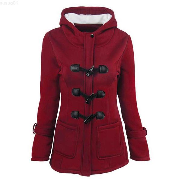 

women's jackets women basic jackets 2020 camel coat spring autumn women's overcoat zipper horn button outwear jacket female hooded, Black;brown