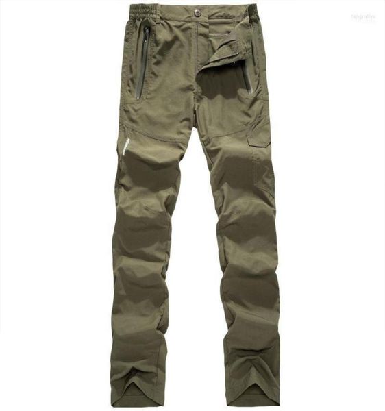 

multi pocket cargo pants men work breathable quick dry army casual summer autumn loose tactical trousers male199095852854660, Black