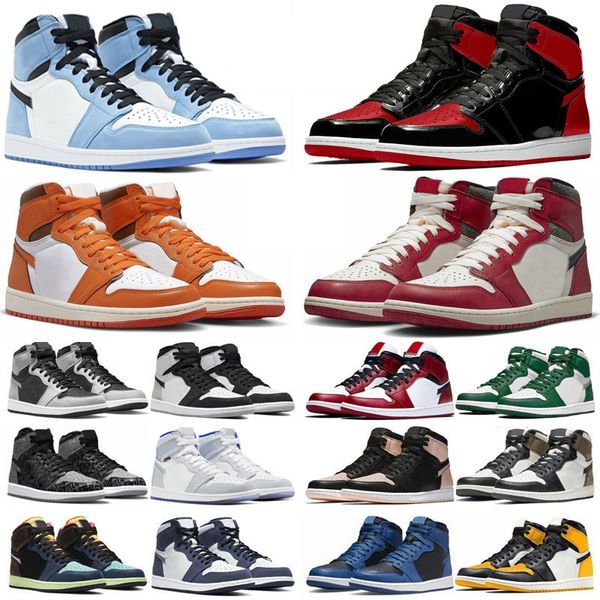 

one i is mens basketball shoes starfish bred patent university blue lost found gorge green dark mocha shadow chicago men women trainers spor