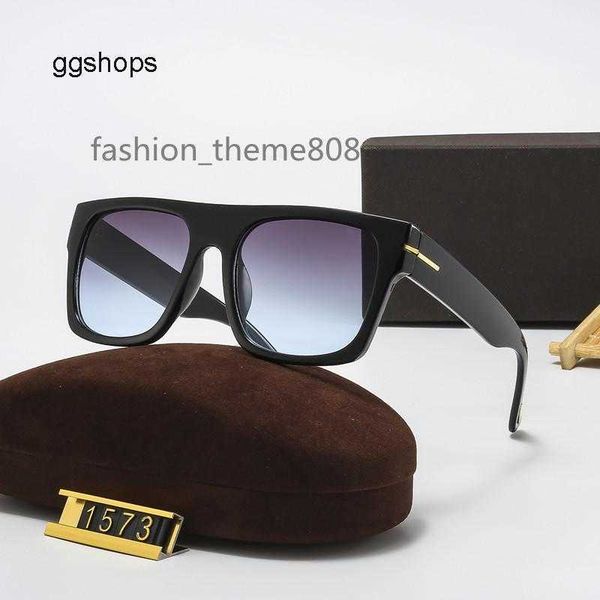 

tom-fords luxury brand sunglass goggle beach sun glasses for man woman eyeglasses with box designer sunglasses, Black