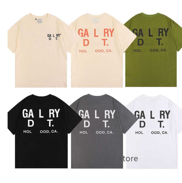 

men's t-shirts designer galleryes t shirt angel brand net red retro galerys hoodie depts men and women short-sleeved galilee printed re, White;black