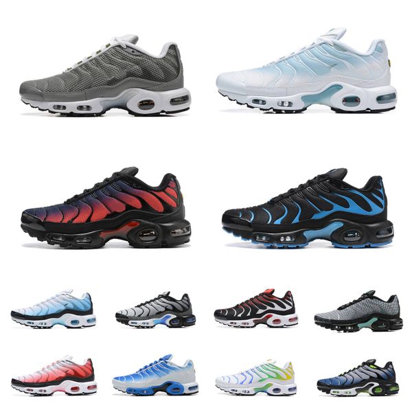

classic tn running shoes plus triple black white university blue midnight navy cool grey orange safari fuchsia yellow gradient beige olive s
