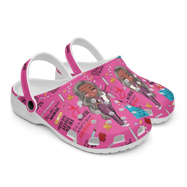 

diy slippers men women custom pattern cartoon cute nurse outdoor sports trainers sneakers 42-97640