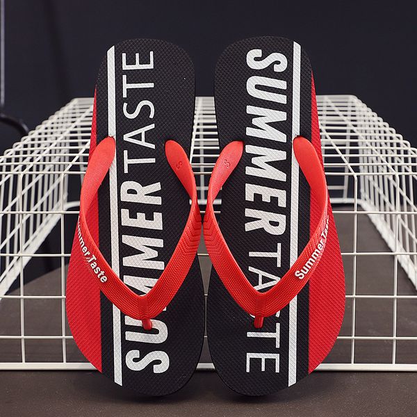 

slippers hkazs men's flip flops sports and leisure beach designer comfortable funny couple women's china style 230724, Black