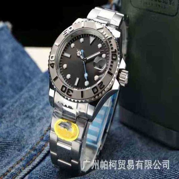 

designer yachtmaster watch for men jason007 wrsit watches 0j21 aaa+ oyster oyster perpetual mechanical movement uhr montre ro.lx with box, Slivery;brown