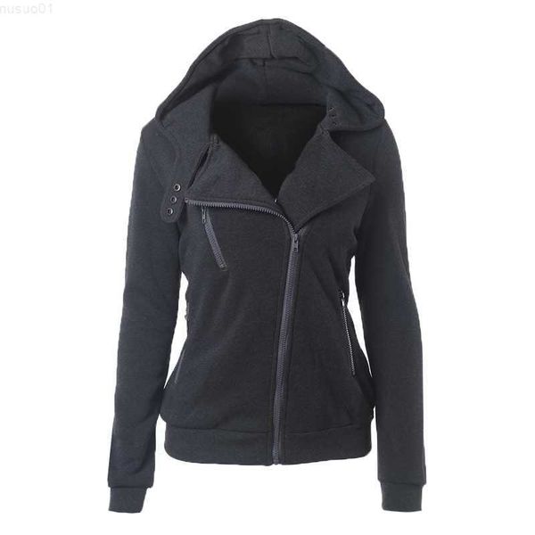 

women's jackets 2020 casual winter women basic jackets cardigan cotton hoodies female coat black outerwear hoodies sweatshirts plus siz, Black;brown