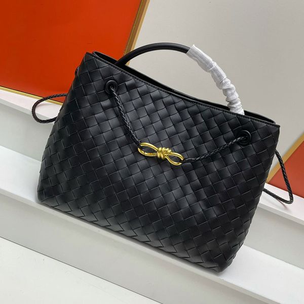 

9a designer bags andiamo handbag woven tote bag stylish commuter bag luxury bag calf leather fashion crossbody bag medium shopping bag