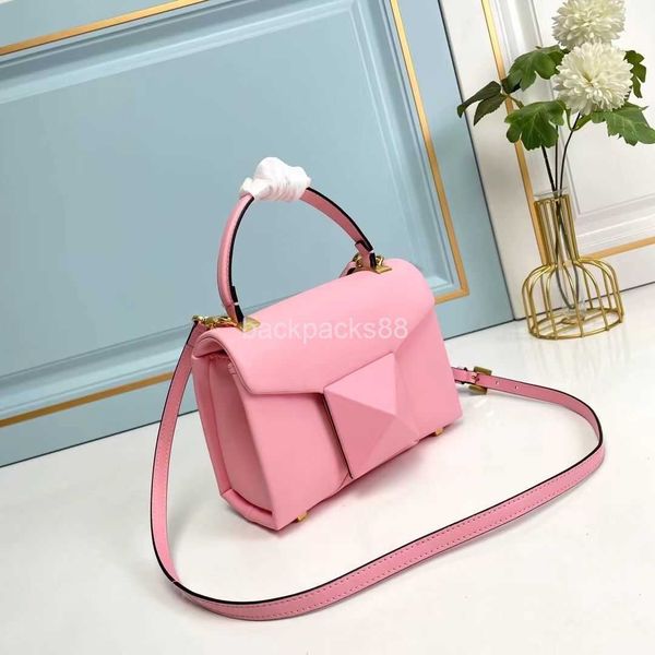 

designer women stud bags luxurys handbag mini color leather rivet fashion handheld shoulder crossbody women tote bag e6ve