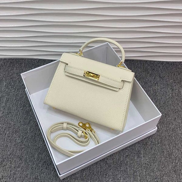 

designer kelyss tote bag new 2023 summer generation mini bag palm grain leather h home women's cowhide one shoulder handwl1k