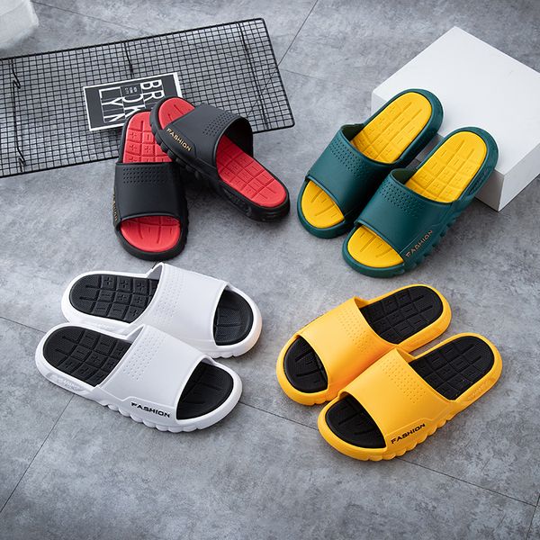 

slippers summer brand women men eva slides original fashion beach sandal casual shoes man flipflops men's 2023 230724, Black