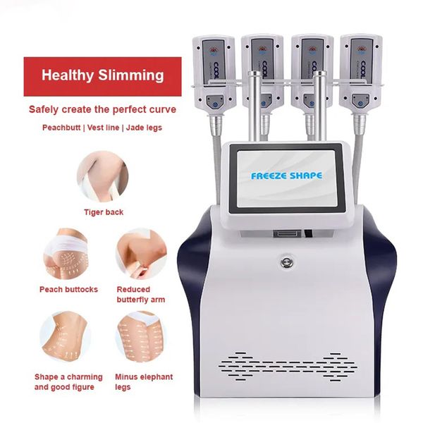

design cryolipolysis plate 4 handles fat ing ice cooling pad cellulite reduction skin tightening loss weight slimming beauty machine