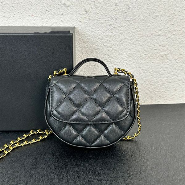 

designer bag mini crescent bag shoulder bags luxury women purse black white red leather half moon bag bag vintage pochette