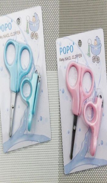 

lovely nail clipper for baby mini baby careconvenient daily baby nail care safety nail cutter trimmer set blue pink scissors3760874