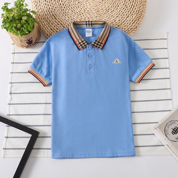 

kids polo shirt boy t-shirt children clothing cotton comfortable baby wear boy polo shirt, Blue