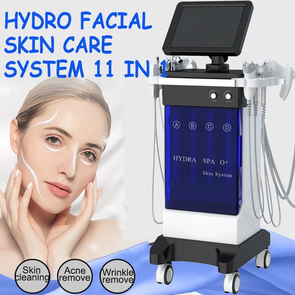 

salon beauty equipment hydrofacial face lifting pore cleaner jet peel aqua peeling hydro facial rejuvenation wrinkle removal hydro machine