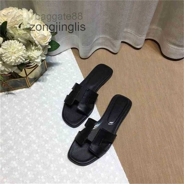 

beacsliders h shoes bear sandals luxury women slippers designer slipper brand oran classic flat heel summer fashion flops leather slides bla