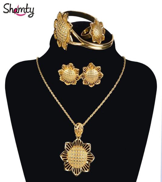 

earrings necklace shamty ethiopian jewelry sets pure gold color silver bride african wedding eritrea habesha style a300048405880