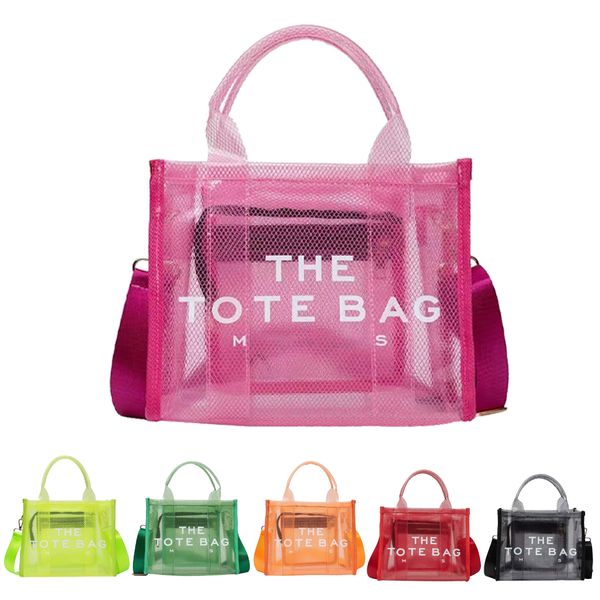 

pochette marc the tote marc snapspvc crossbody bag luxurys designer women clear clutch bags plastic city mens shoulder handbag fashion large