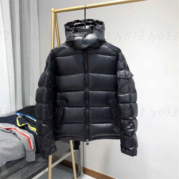 

monclear coat designer downs puffer jacket high-version classic inner gray thickened down jackets winter mens jacket sweat warm jackets, Black