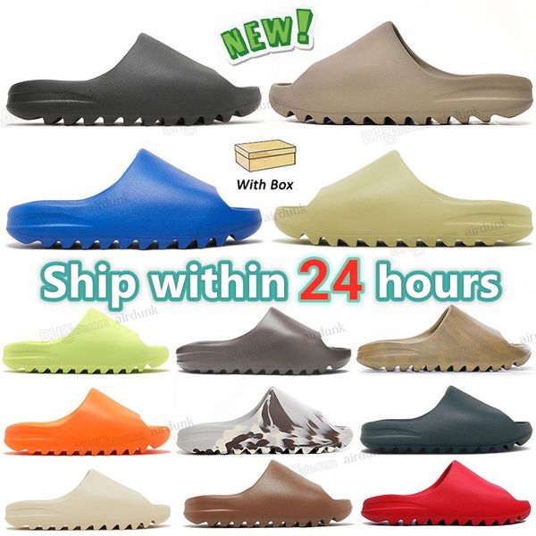 

with box slides designer men women sandals onyx slippers slide pure sand resin bone black rnnrs clog runr ochre soot sandels runner slider s