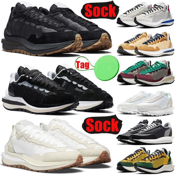 

running shoes sacai waffle vaporwaffle for mens womens pure platinum white black gum sesame men women sneakers trainers