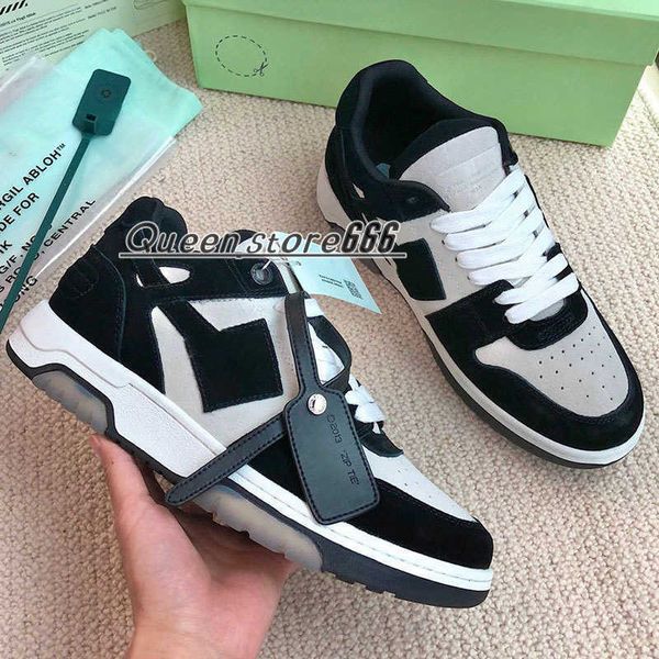 

new season italian designer sports shoes letter grey white sneakers fashion mens women simple classic casual shoe with tonal arrows at sides, Black