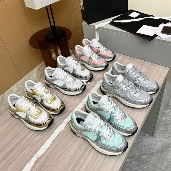 

designer sneakers calfskin casual shoes men women vintage suede trainers reflective sneaker mens platform shoe luxury leather sneaker with b, Black