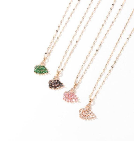 

korean version of online star with full diamond necklace for women simple collarbone pendant versatile sweater chain for girl1119948, Silver