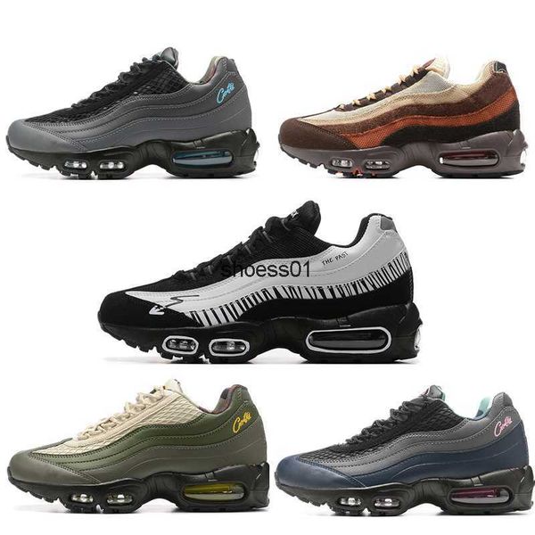 

new 95 air cushion shoes laser gradient foreign sports shoes running shoes 36-46, Black