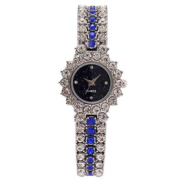 

women's watches new women's watch color diamond bracelet fashion inlaid english watch full 220722, Slivery;golden