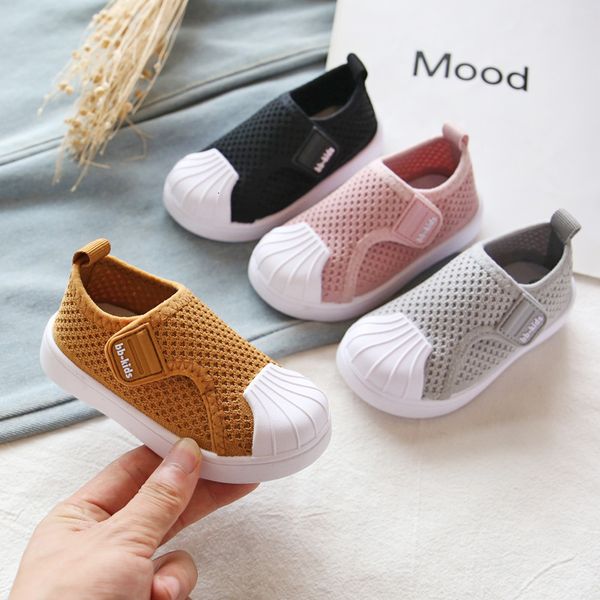 

sneakers kids casual shoes boys girls sneakers summer spring fashion breathable baby soft bottom nonslip children shoes 230721, Black;red