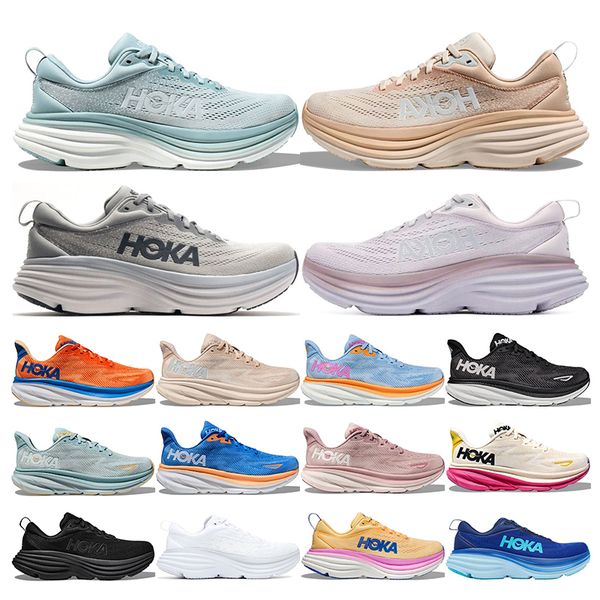

mens womens hoka running shoes triple black cyclamen bellwether blue blanc de blanc impala cyclamen pale mauve outdoor sports trainers sneak