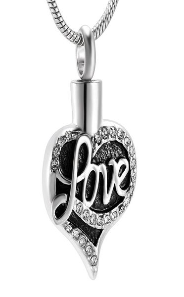 

ijd9884 heart cremation jewelry eternal love engraving stainless steel cremation jewelry funeral urn ash holder keepsake4487820, Silver