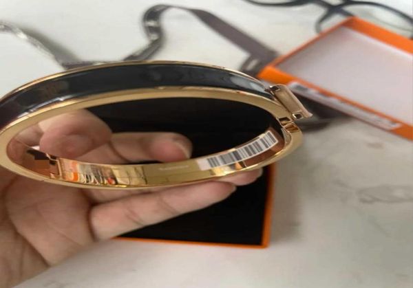 

charm bangle handmade fine jewelry trend fashion brand bracelet luxury designer bracelet box valentine039s day gifts l221213977866452, Black