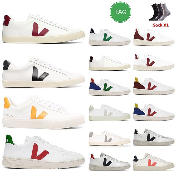 

veja running shoes designer sneakers vejas women men platform white black leather grey classic couples vegetarianism style original campo lo