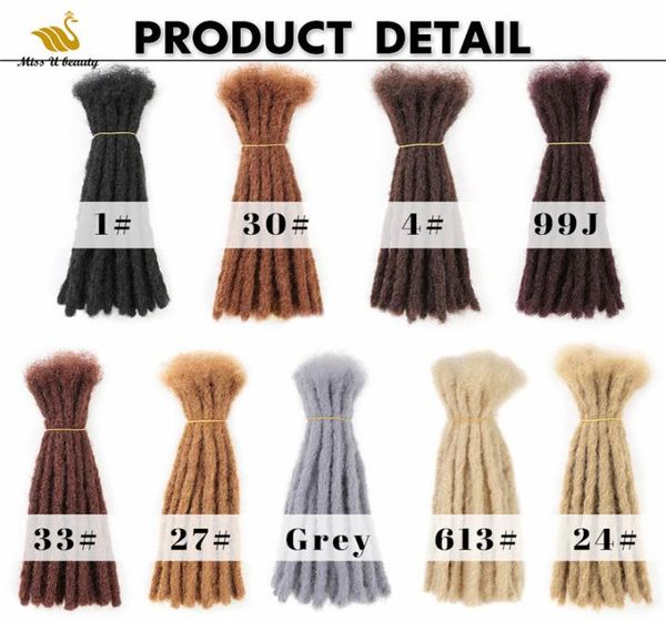 

sample order 1pack 12inch 1b human hair dreadlocks 06cm0125153979, Black
