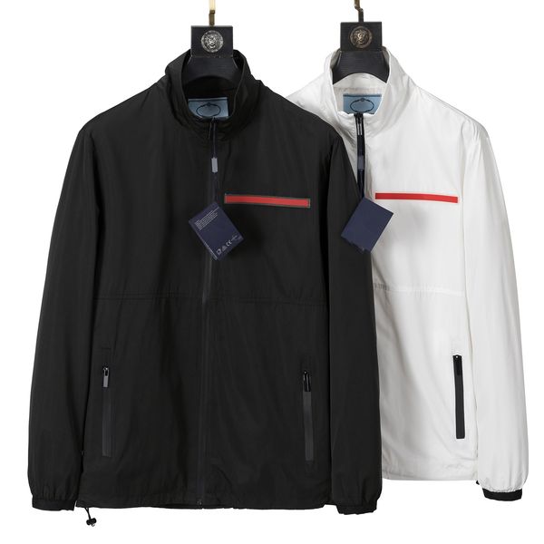 

fashion mens jacket designer for men woman coat spring utumn outwear windbreaker zipper man casual jackets outside sport asian size m-3xl, Black;brown