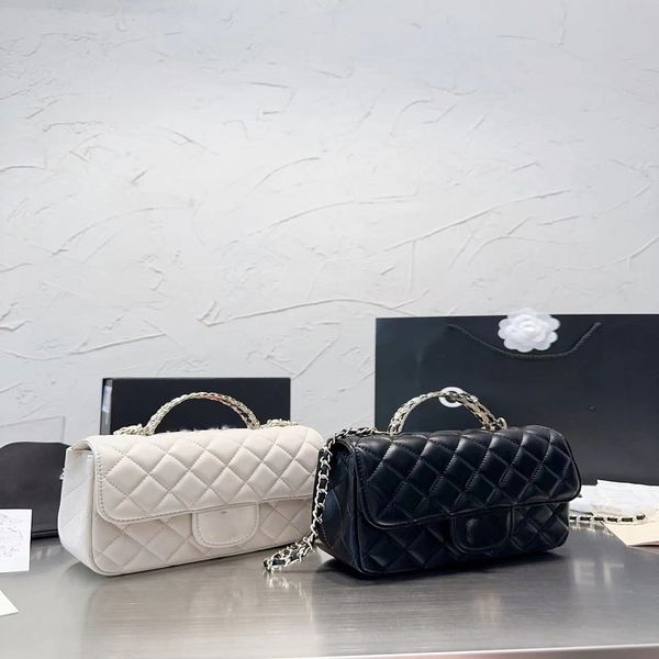 

woman handbag designer bag leather shoulder bag black leather crossbody bag small shoulder bag classic french handle caviar cowhide womens s
