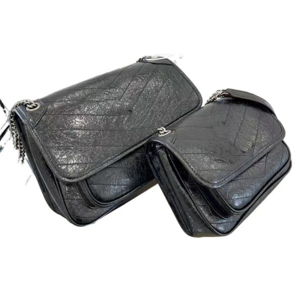 

designer bag underarm bag niki messenger bag genuine leather ladies bag light luxury large capacity lazy tote bag size 3 colors with gift box vintage messenger bag