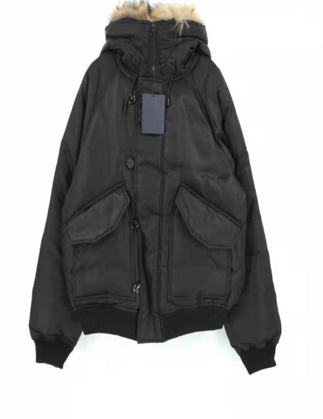 

2021 fall and winter mens women hooded down jacket us size jackets downs caot for couple zdll1111 228y4930036, Black