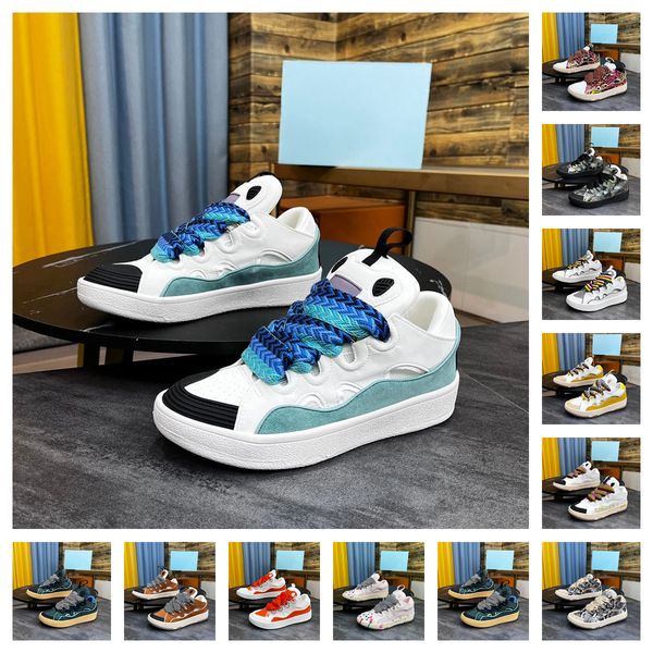 

lanvines curb leather sneakers designer casual shoes for women luxury paris extraordinary rubber platform outdoor mens trainers comfort lace