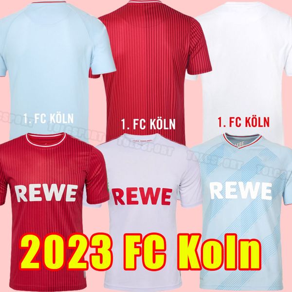 

23/24 fc koln soccer jerseys anthony modeste f.kainz r.czichos j.hector e.skhiri the lates football shirts camiseta de futbol 2023 2024 home, Black;yellow