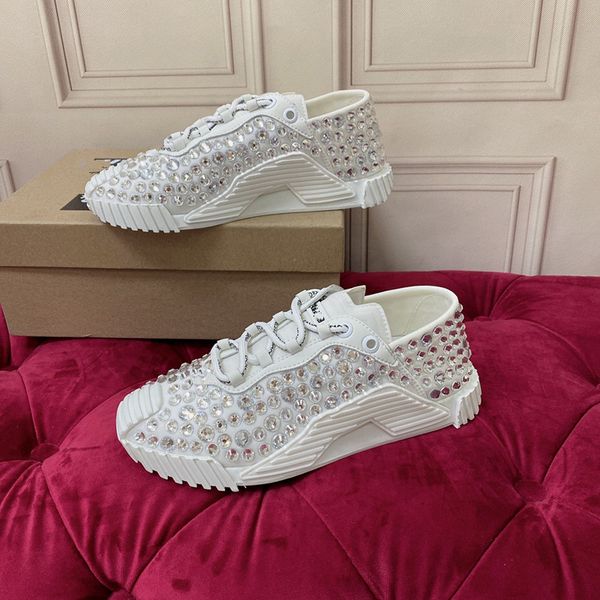 

luxury brand designer men women casual shoes track triple white black sneakers leather trainer nylon printed platform trainers 0722