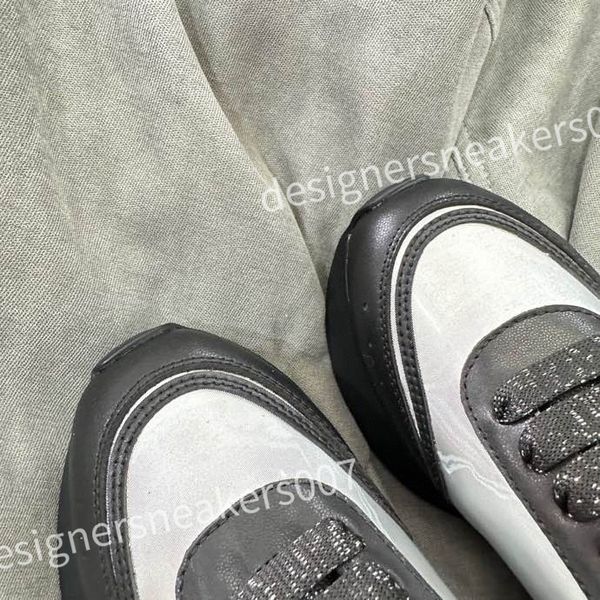 

new luxurys designer women mens casual shoe fashion genuine leather mixed color woman trainers sneakers flats loafers female footwear xsd230, Black