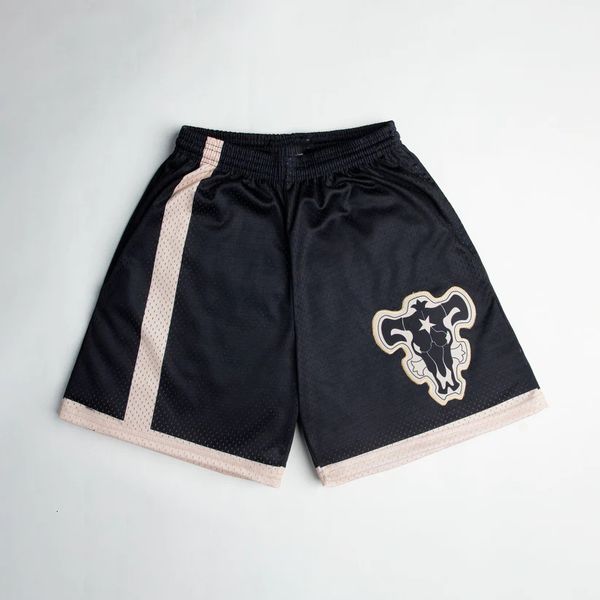 

men's shorts anime shorts men women black clover 3d print gym shorts quick dry mesh casual short pants for summer to fitness jogger wor, White;black